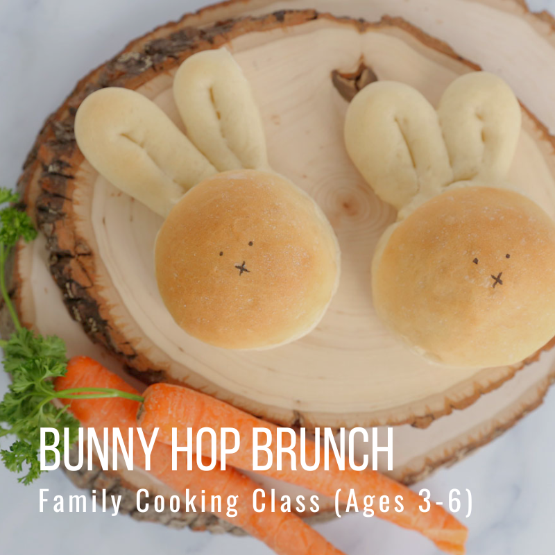 Bunny Hop Brunch family cooking class
