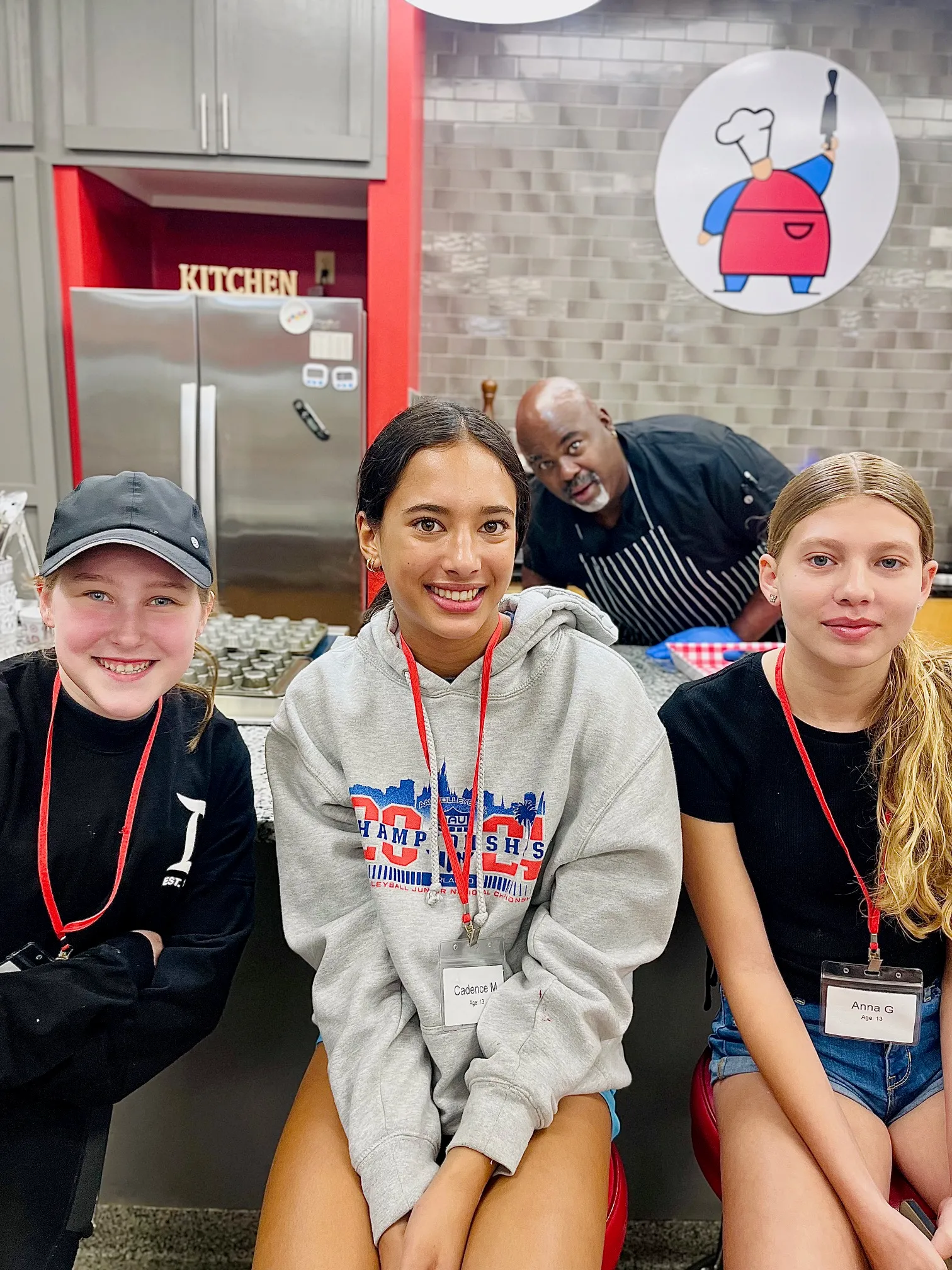 a group of people posing for the camera