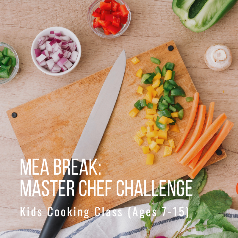 food on the cutting board