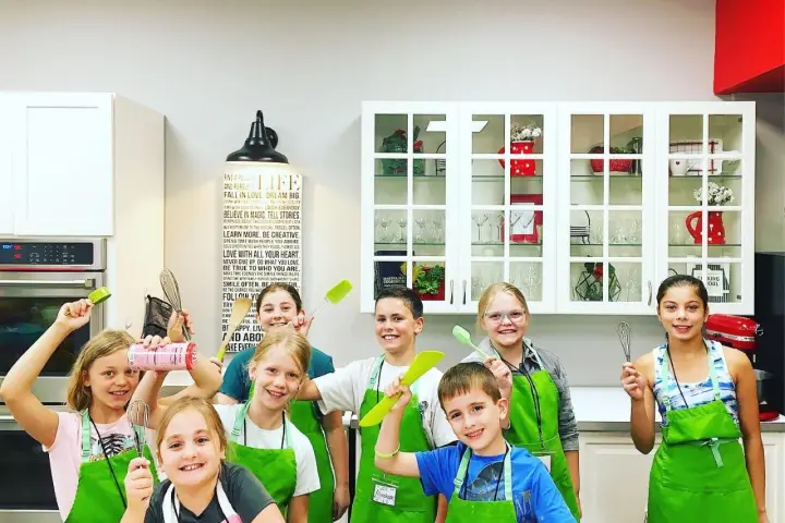 a group of people posing for a photo