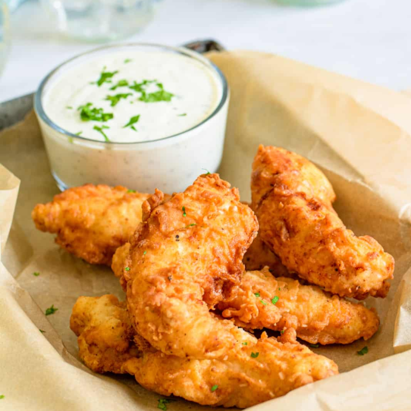 a plate of food on a table