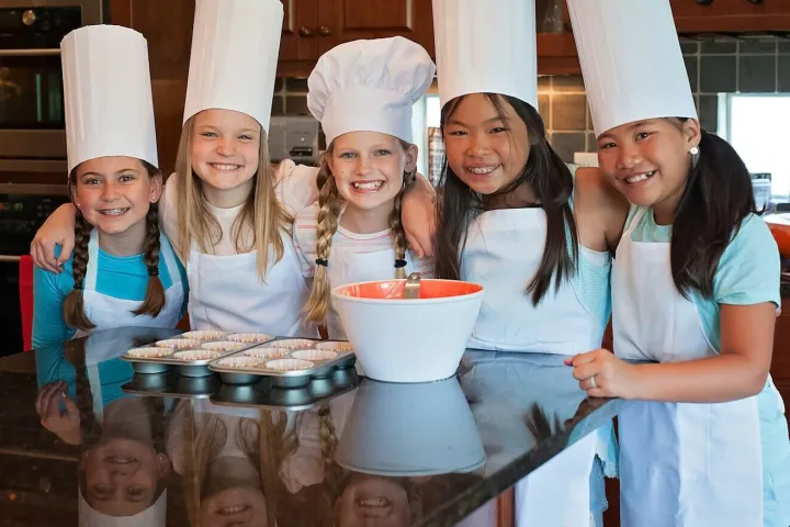 a group of people posing for the camera