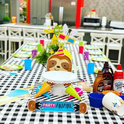 a close up of a stuffed toy on a table