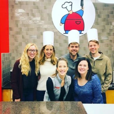 a group of people posing for the camera