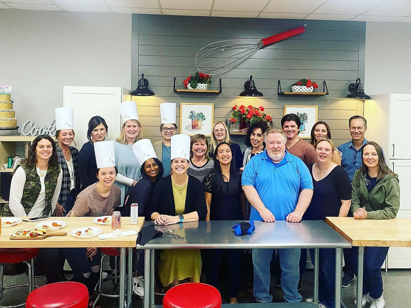 a group of people posing for a photo