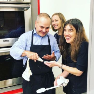 a group of people posing for the camera