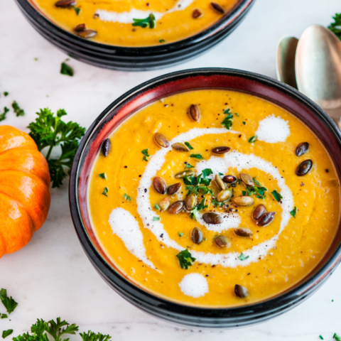 a bowl of food on a plate