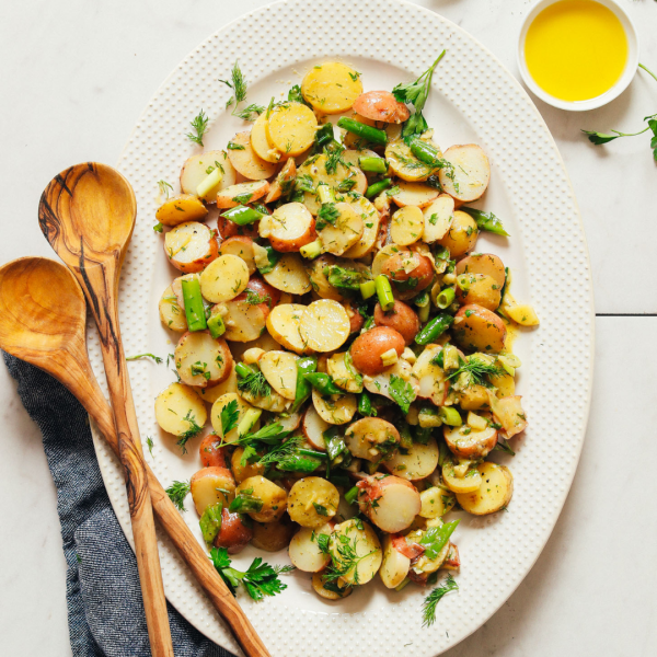 a plate of food on a table