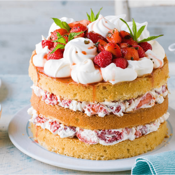 a train cake sitting on top of a table